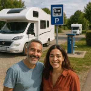 איך למצוא מקומות חניה ותחנות שירות לקרוואנים באירופה