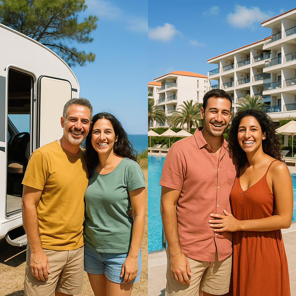 קרוואן מול מלון הכל כלול – למה הישראלים בוחרים בחופש אחר